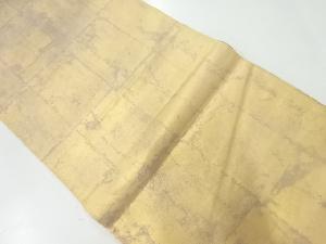 アンティーク　抽象模様織出し袋帯（材料）